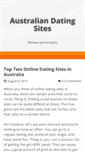 Mobile Screenshot of datingsites-australia.com